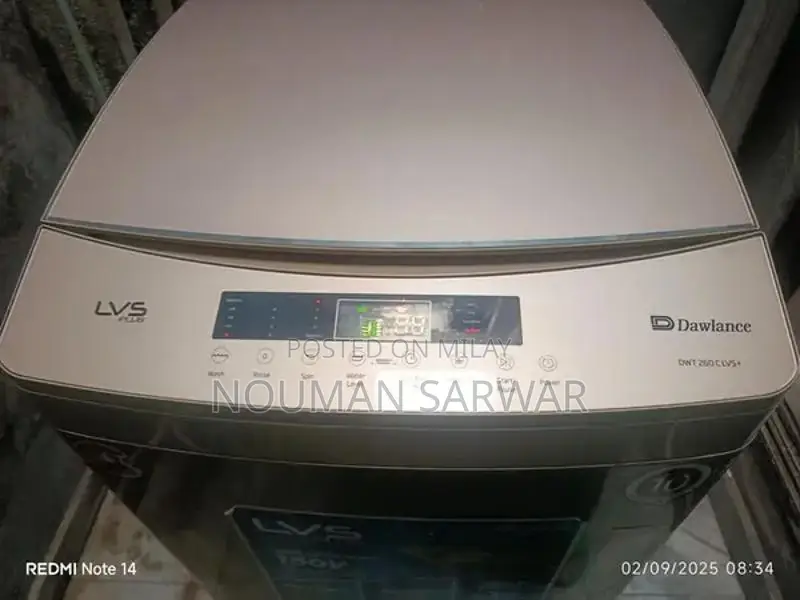 Dawlance 10kg Top Load Washing Machine - Large Capacity Home Appliance