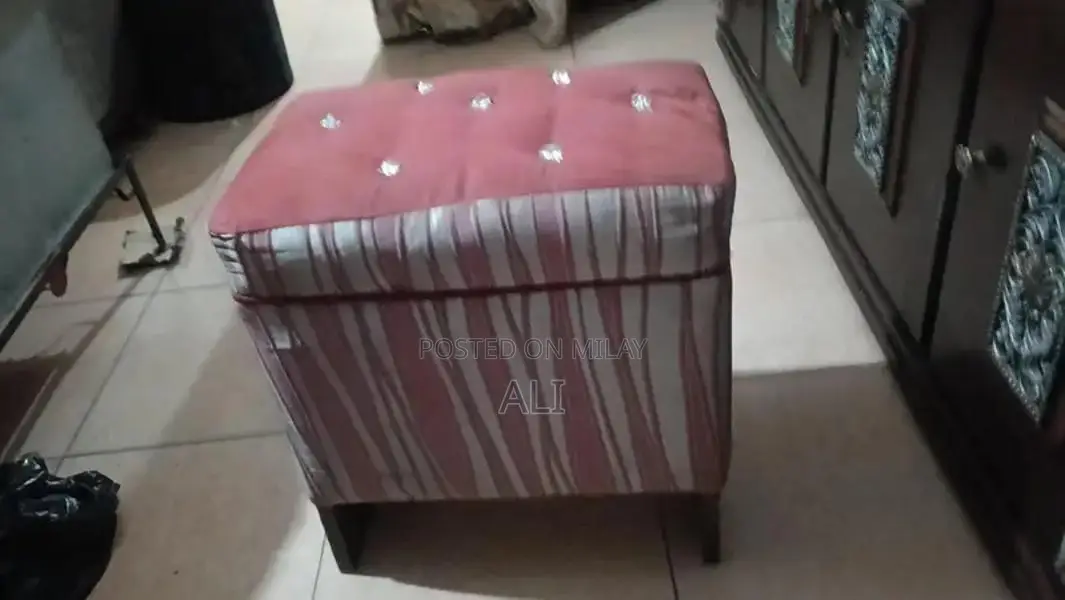 Rustic Chinyot Wooden Stool - Natural Furniture Accent