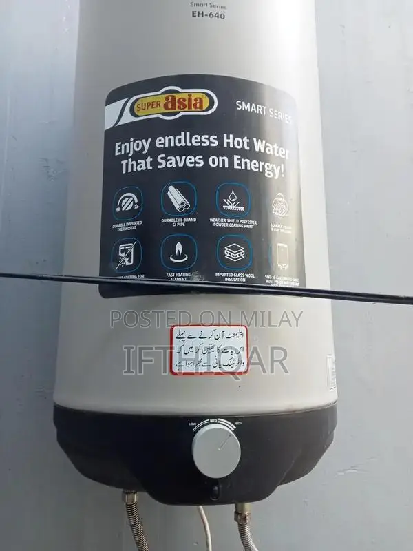 Super Asia Electric Water Geyser 44L Fast Heating EH-640