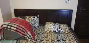 Photo - Comfortable Double Bed with Mattress and Writing Table Set