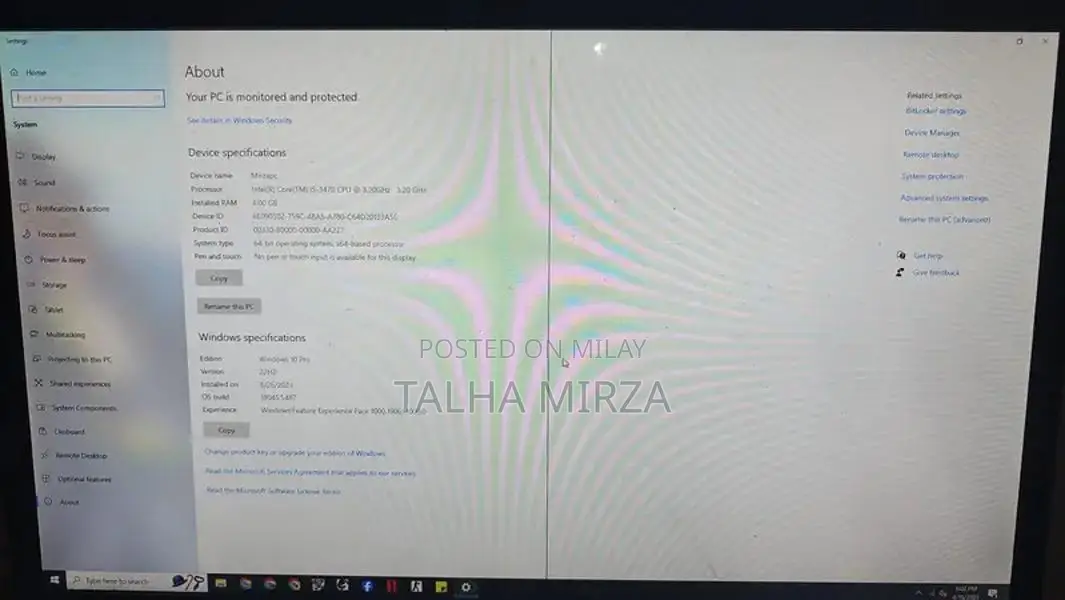 Intel Core i5 3rd Gen Laptop with SSD and Windows 10