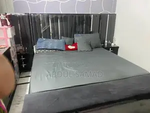 Complete Bedroom Furniture Set with Bed and Side Table