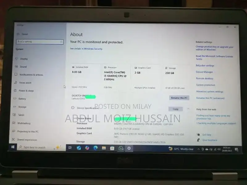 Dell Latitude E5470 Business Class Laptop