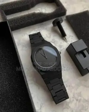 Aura Black Luxury Analog Watch - Sealed Brand New Timepiece