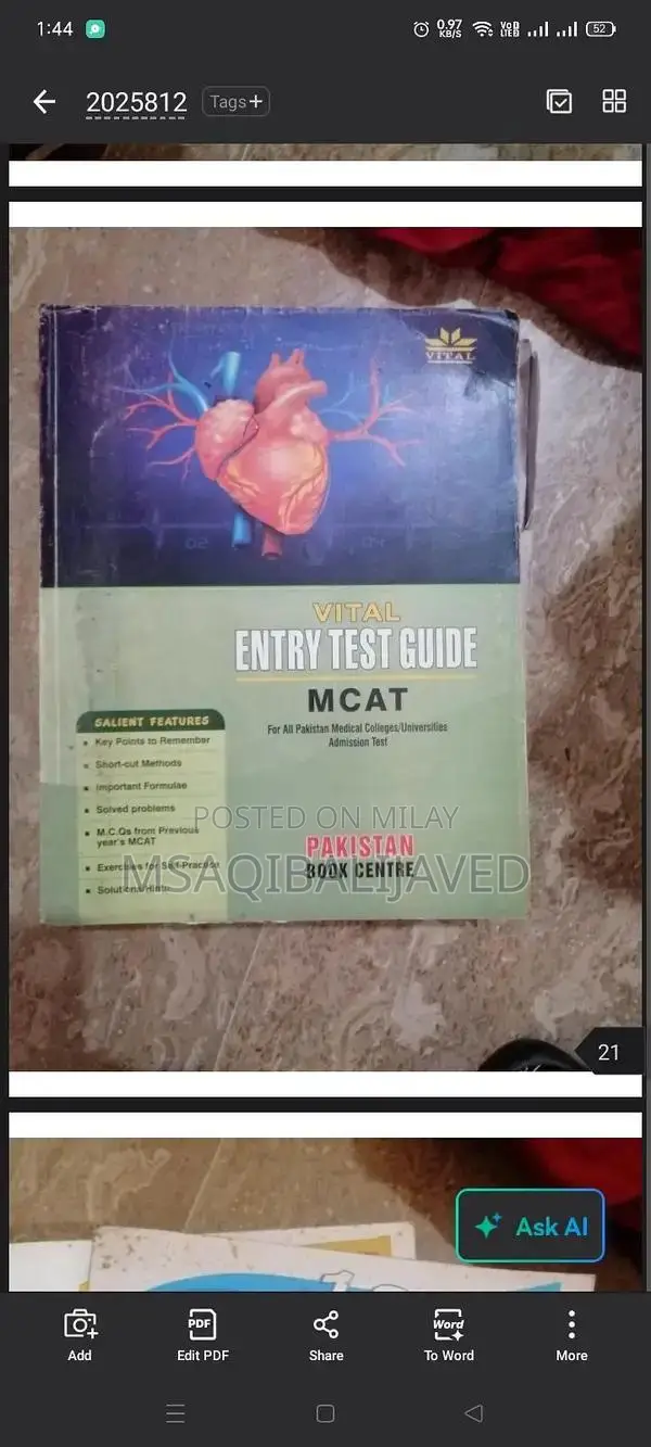 Physiotherapist, MCAT & Medical Training Books Collection