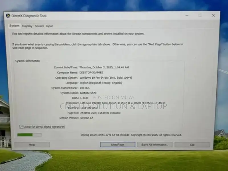 Dell Latitude 5520 Business Laptop Core i5 11th Gen