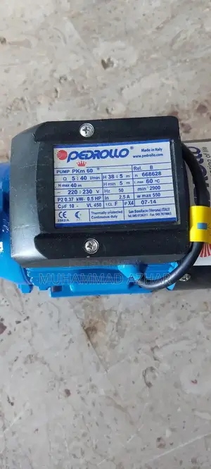 Pedrollo Mono Water Pump for Deep Well Pressure Systems