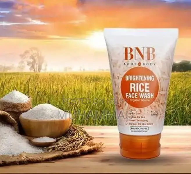 Brightening Rice Face Wash for Radiant, Soft Skin