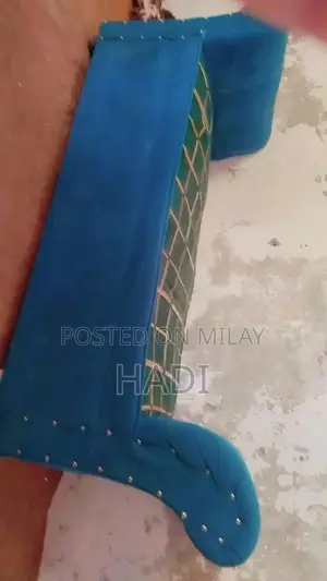 Photo - Blue Sofa - Comfortable Living Room Furniture