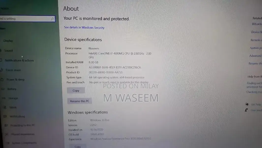 Dell Precision M4800 Professional Mobile Workstation Laptop