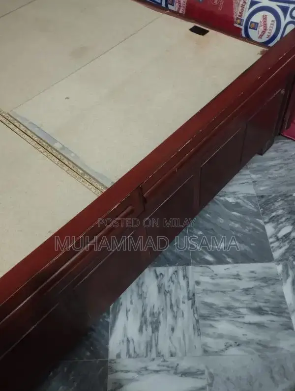 Sturdy Double Bed Frame with Chipboard Construction