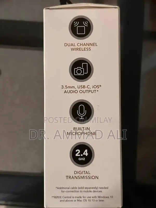 Rode Wireless Go II Microphone System for Cameras and Phones