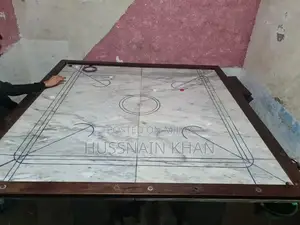 Carom Board 6-Inch Gaming Set with 3 Chairs