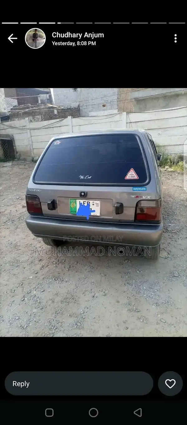 Meh Ran Car: Clean and Well-Maintained Vehicle