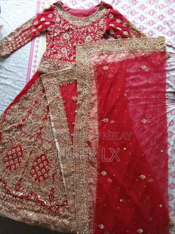 Elegant Indian Net Bridal Lehnga Choli Set - Custom Design