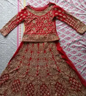 Elegant Indian Net Bridal Lehnga Choli Set - Custom Design