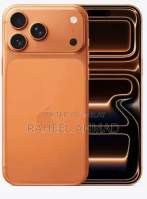 High-Capacity Orange Smartphone with Dual eSIM