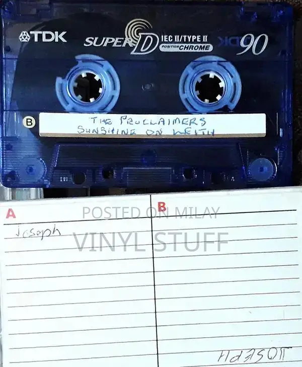 Original PR Recorded Audio Cassette - Minimal Usage