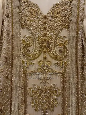 Gold Faraz Manan Inspired Hand-Embellished Dress Shirt