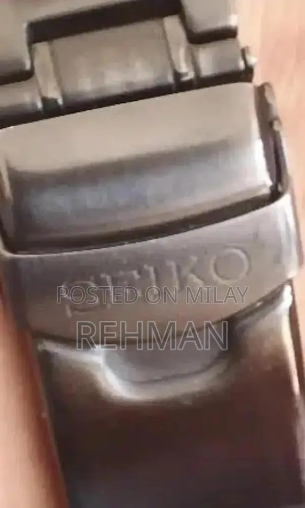 Seiko 5 Automatic Men's Sports Waterproof Watch - Black Design