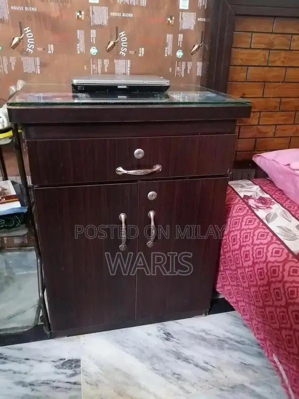 Comfortable Bed Frame with Matching Side Table