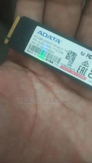 Adata 1 TB Legend NVME gold sad 97 health Available only in 14999