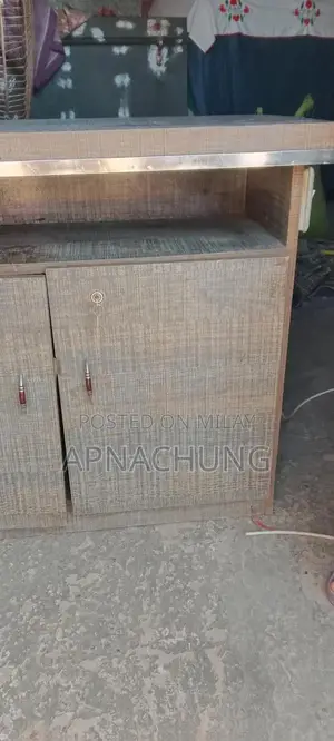 Photo - Computer Desk with Electric Board and Drawers