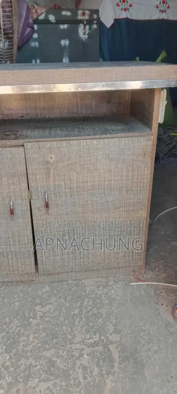 Computer Desk with Electric Board and Drawers