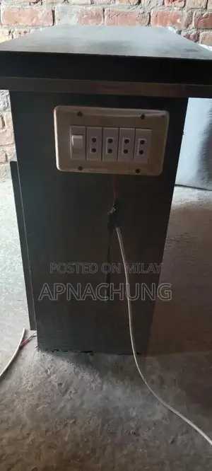 Computer Desk with Electric Board and Drawers