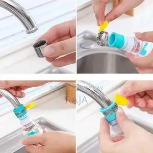 360° Rotating Faucet Extender with Fan-Shaped Water Flow