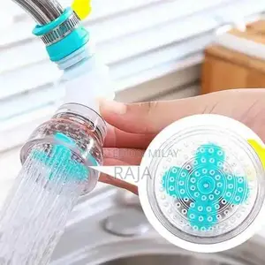 360° Rotating Faucet Extender with Fan-Shaped Water Flow