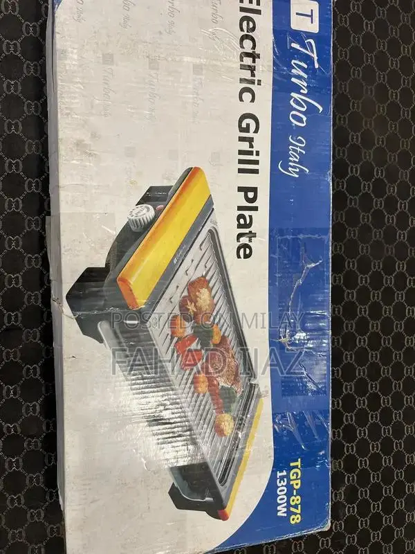 Electric Non-Stick Grill Plate for Beef and Chicken