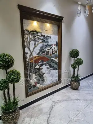 Photo - Marble Inlay Wall Art Handcrafted Decorative Panel