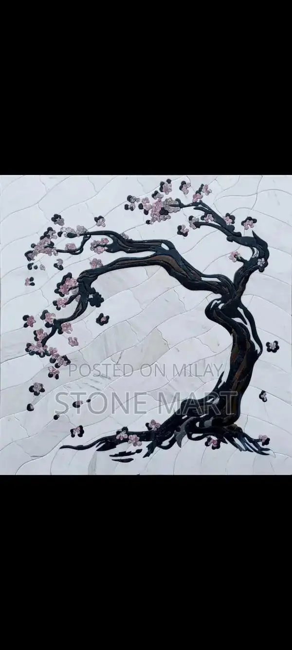 Marble Inlay Wall Art Handcrafted Decorative Panel