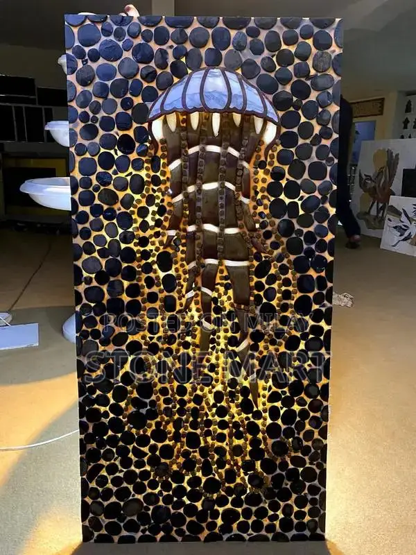 Marble Inlay Wall Art Handcrafted Decorative Panel