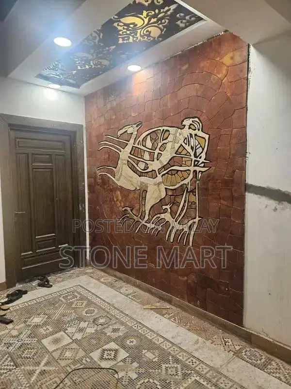 Marble Inlay Wall Art Handcrafted Decorative Panel