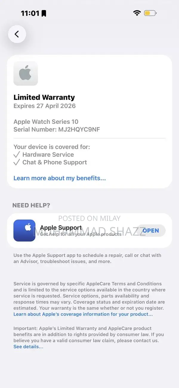 Apple Watch Series 10 46mm Rose Gold - Pristine Condition