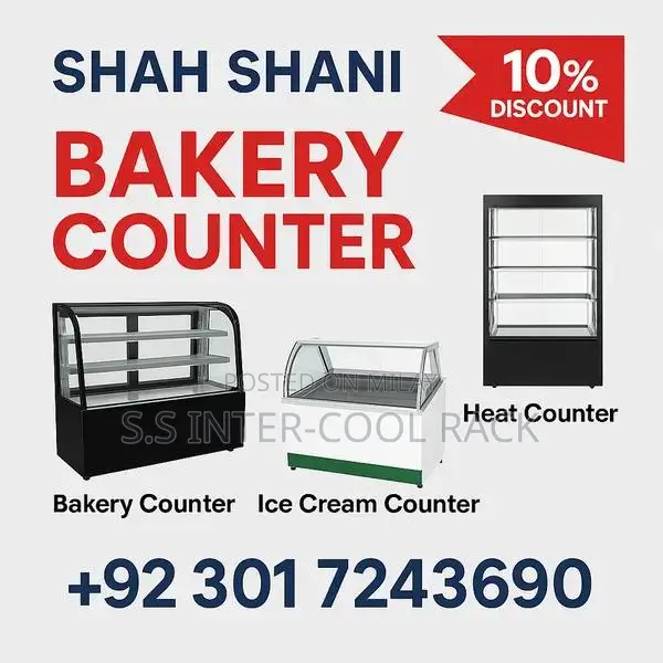 Commercial Bakery Display Counters - Multiple Styles & Sizes