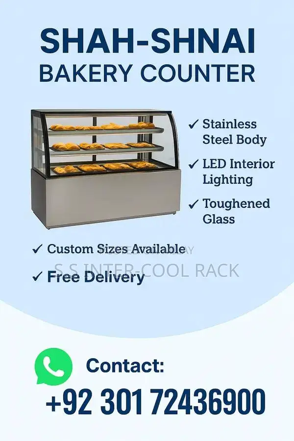 Commercial Bakery Display Counters - Multiple Styles & Sizes