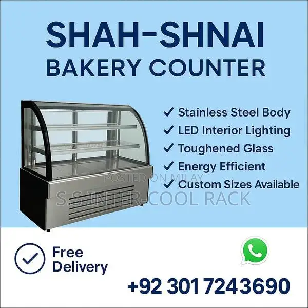 Commercial Bakery Display Counters - Multiple Styles & Sizes