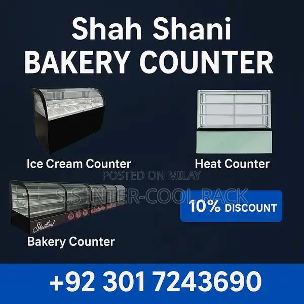 Commercial Bakery Display Counters - Multiple Styles & Sizes