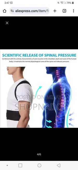 Adjustable Posture Corrector Support Belt for Men and Women