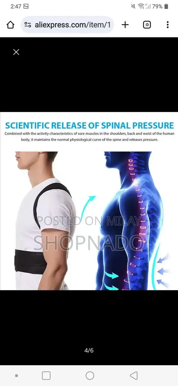 Adjustable Posture Corrector Support Belt for Men and Women