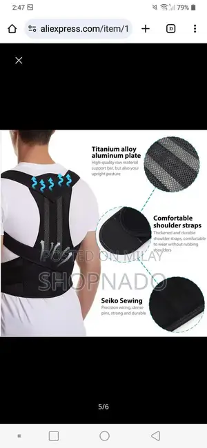 Adjustable Posture Corrector Support Belt for Men and Women