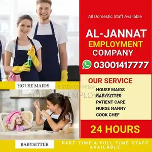 We Provide House Maids, Driver, Helper, Couples, Patient Care, Cook