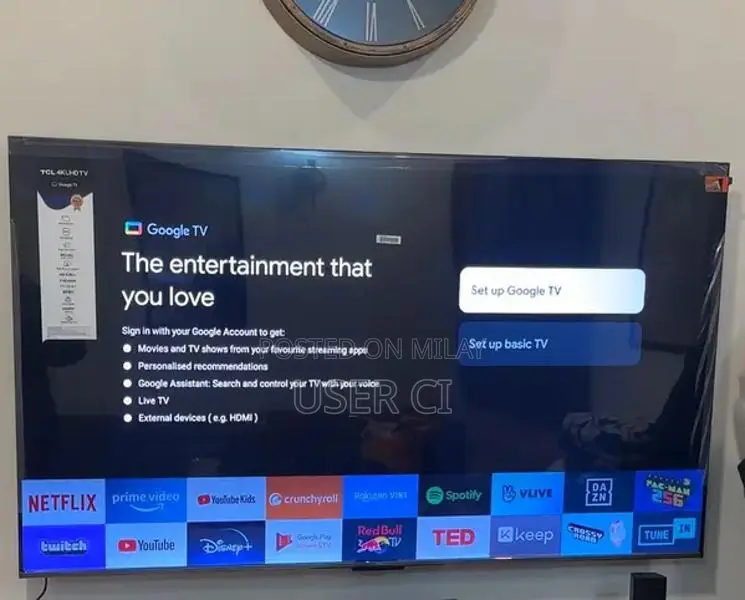 TCL 65-inch 4K UHD Google Smart TV