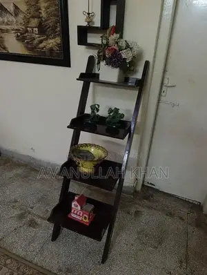 Bed Set with Decorative Ladder, Baby Rack, and Love Birds Cage