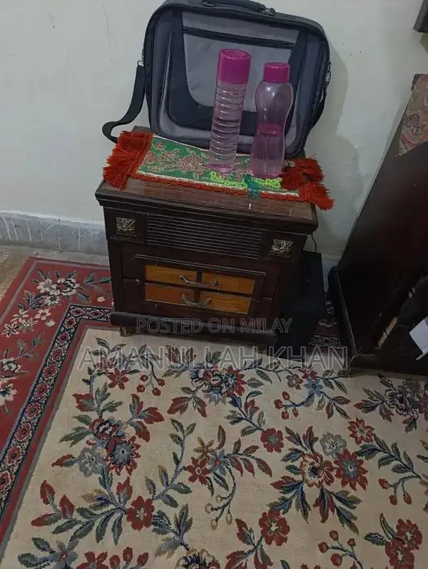 Bed Set with Decorative Ladder, Baby Rack, and Love Birds Cage