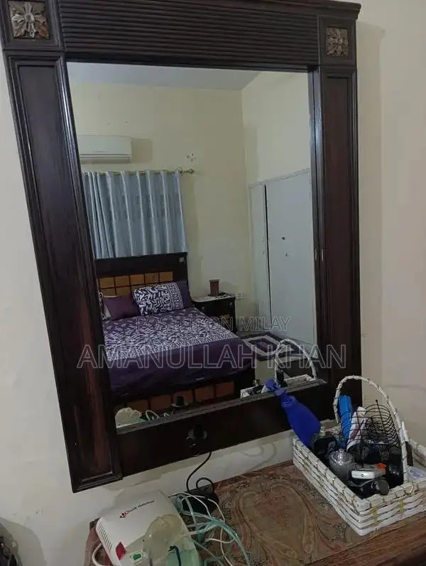 Bed Set with Decorative Ladder, Baby Rack, and Love Birds Cage