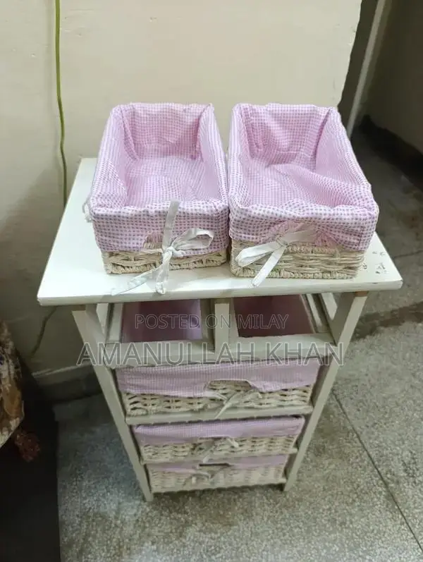 Bed Set with Decorative Ladder, Baby Rack, and Love Birds Cage
